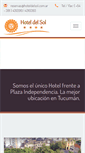 Mobile Screenshot of hoteldelsol.com.ar